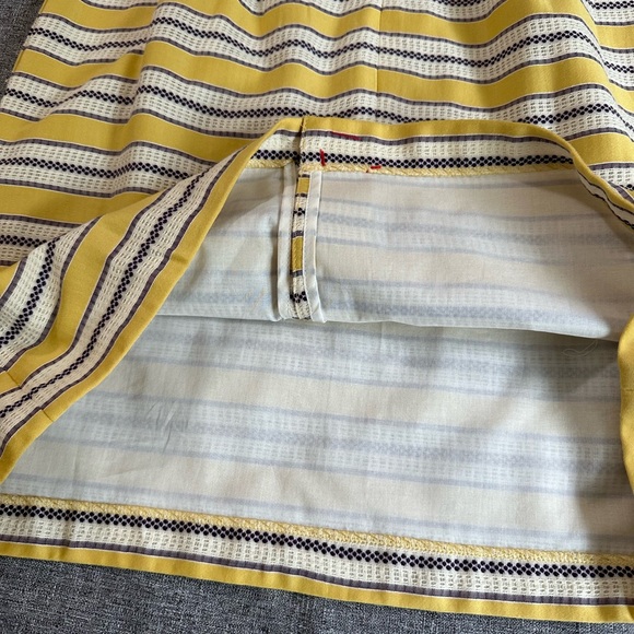 Boden yellow stripe Grace sheath dress NWOT - Picture 6 of 13
